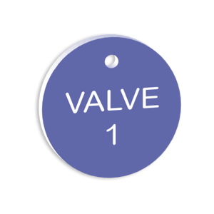 Blue Valve tag