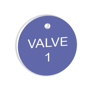 Blue Valve tag 